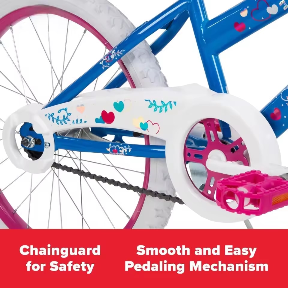 20" Sea Star Kids' Bike, Fits Riders 3'7" - 4'7", Blue/Pink, Child, Girl's